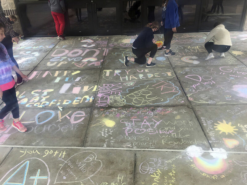 Graffiti as art - and encouragement